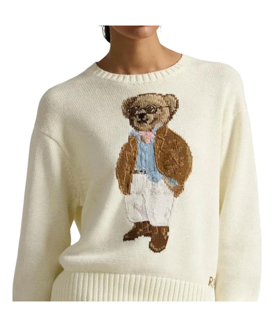 POLO RALPH LAUREN Бежевый джемпер / свитер, фото 5