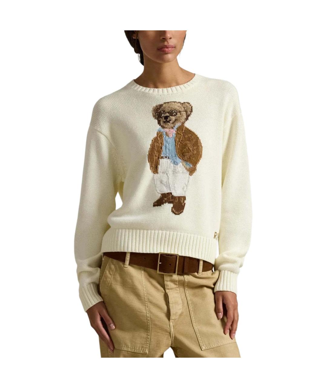 POLO RALPH LAUREN Бежевый джемпер / свитер, фото 2