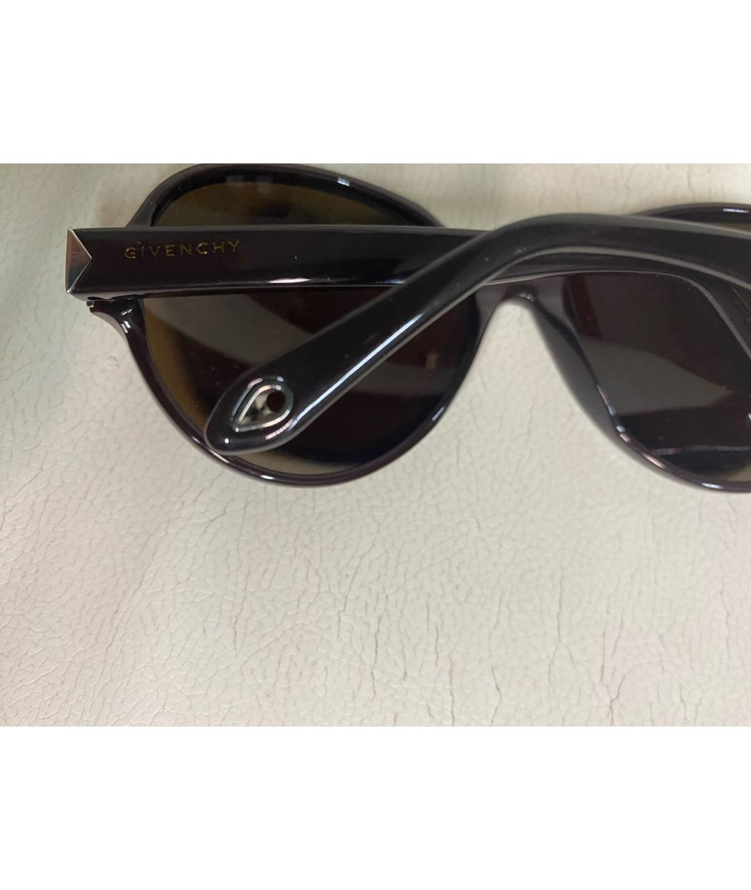 GIVENCHY Фиолетовые пластиковые солнцезащитные очки, фото 4