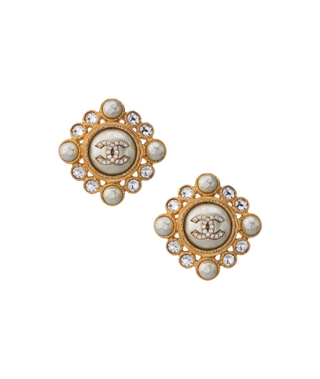 CHANEL Золотые серьги, фото 4