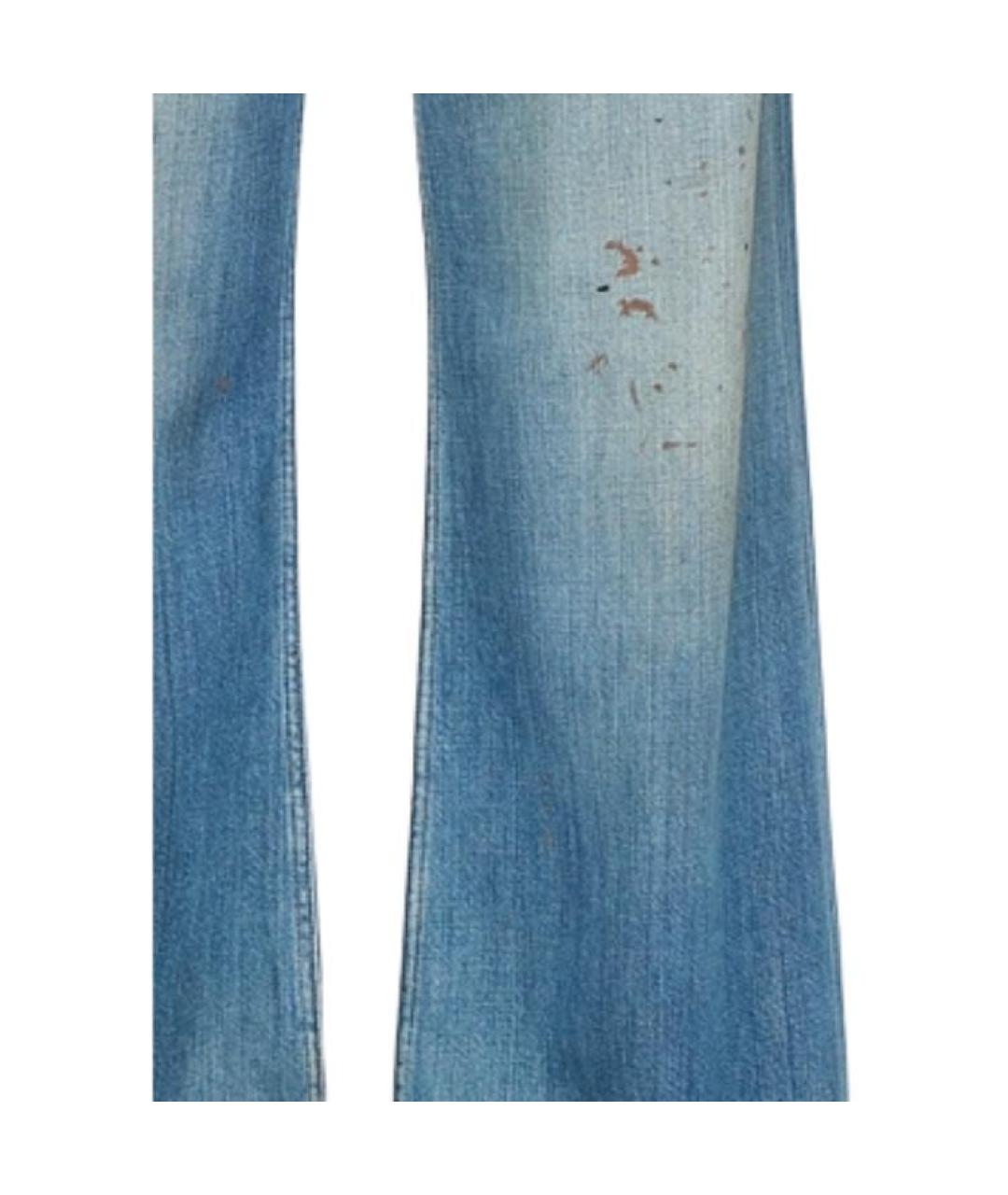 ACNE STUDIOS Синие прямые джинсы, фото 5
