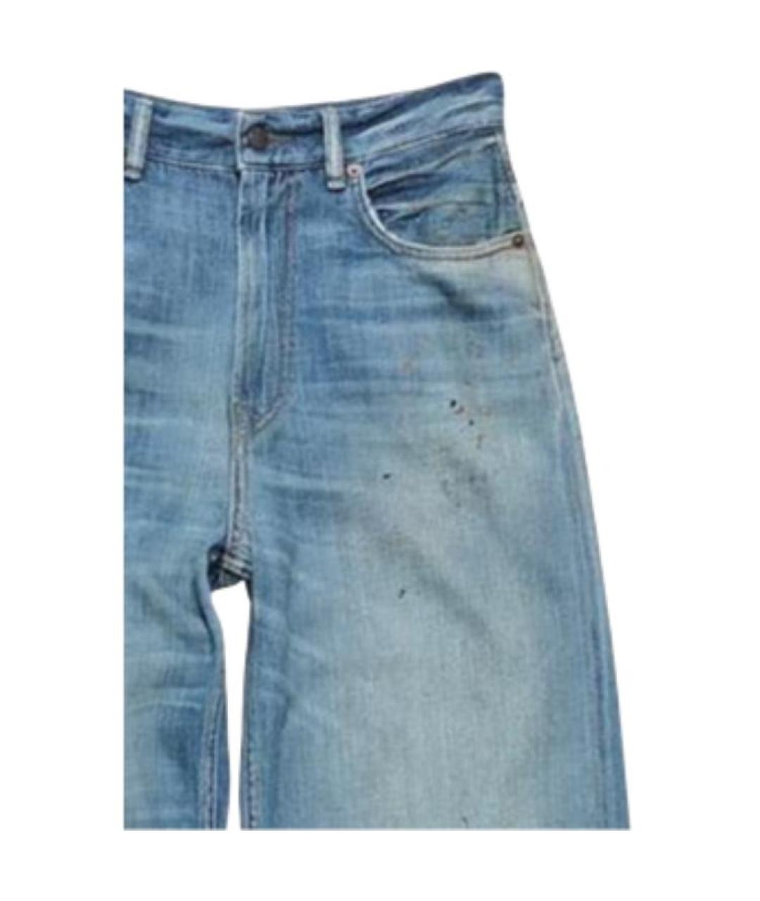 ACNE STUDIOS Синие прямые джинсы, фото 3