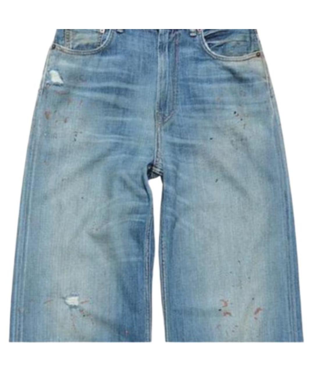 ACNE STUDIOS Синие прямые джинсы, фото 4