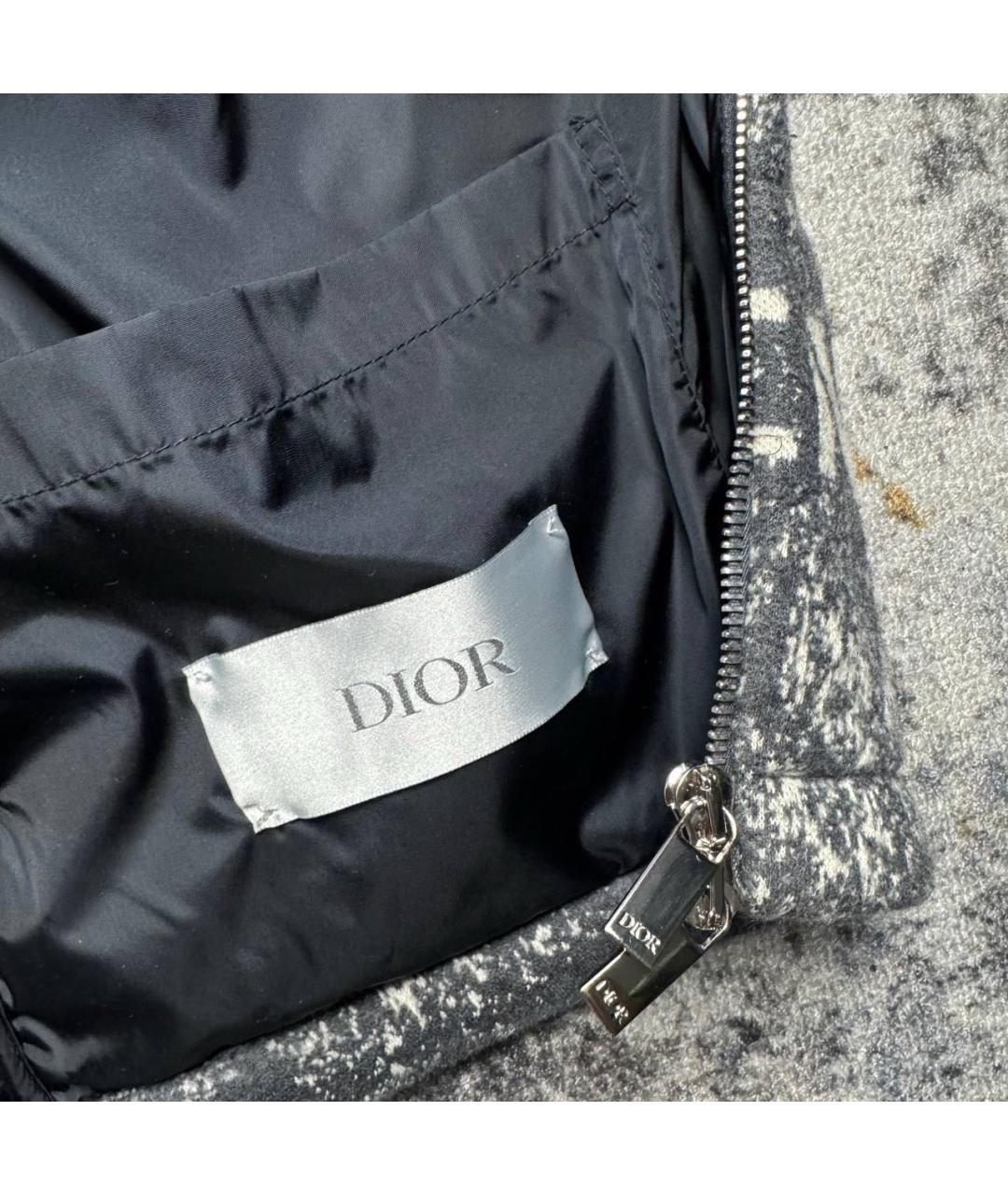 CHRISTIAN DIOR Серый хлопковый жилет, фото 5