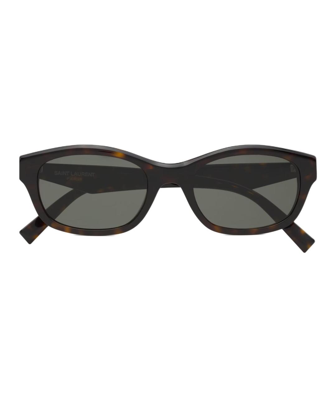 SAINT LAURENT Черные пластиковые солнцезащитные очки, фото 2