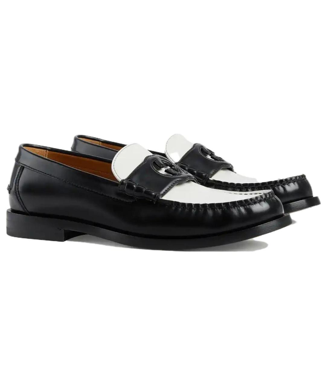 GUCCI Черные кожаные лоферы, фото 2