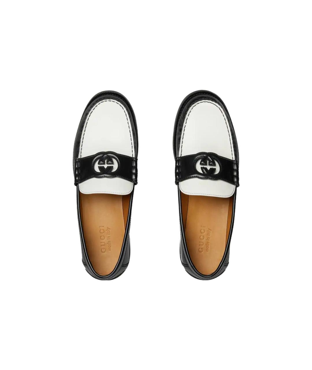 GUCCI Черные кожаные лоферы, фото 3