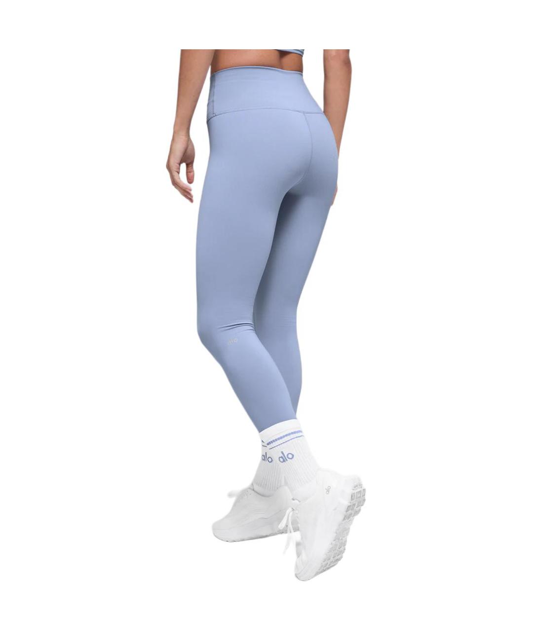 ALO YOGA Голубые леггинсы и велосипедки, фото 2