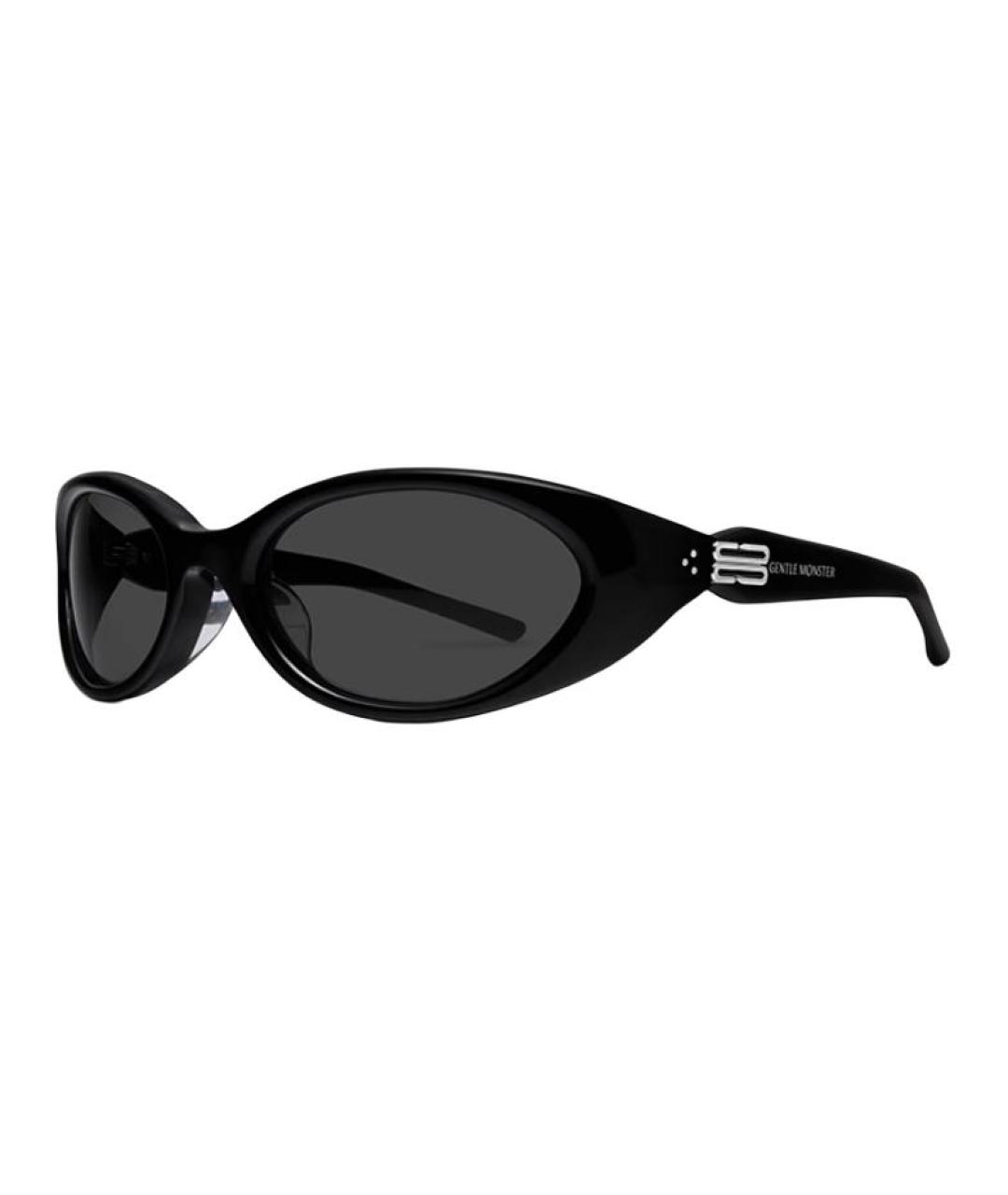 GENTLE MONSTER Черные пластиковые солнцезащитные очки, фото 1
