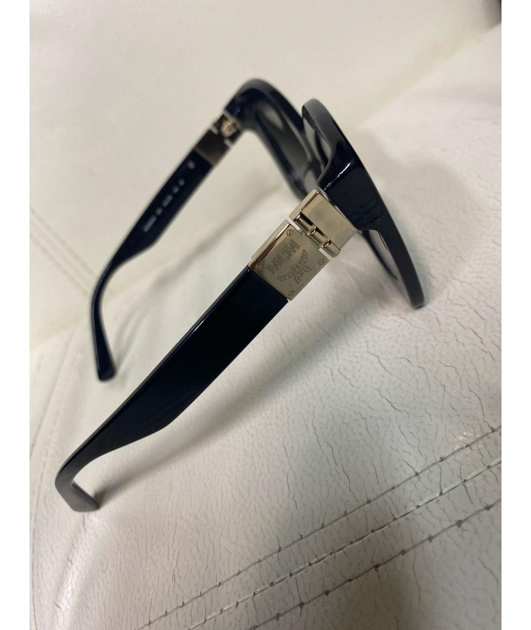MCM Черные пластиковые солнцезащитные очки, фото 2