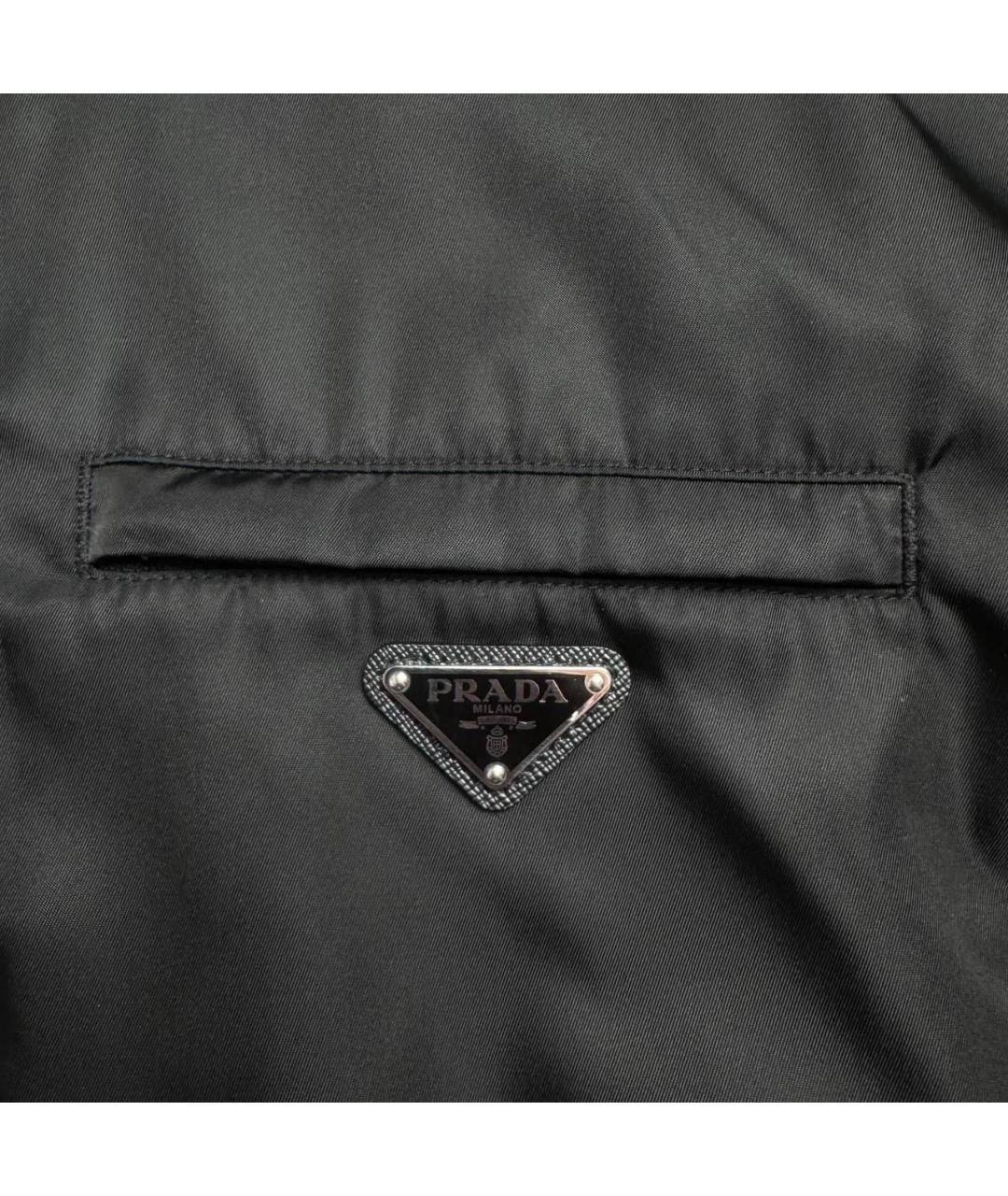 PRADA Черная хлопковая куртка, фото 5
