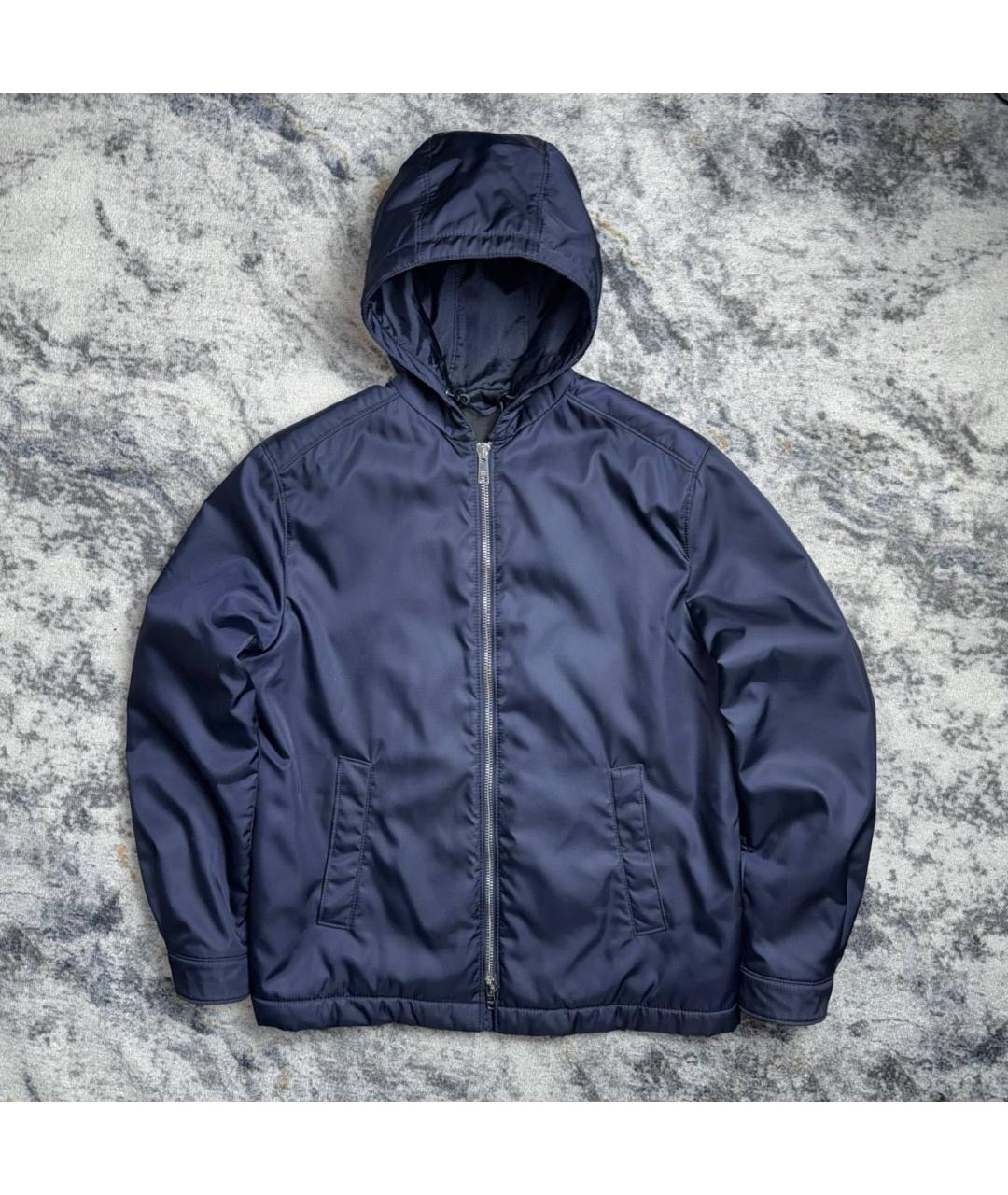 PRADA Синяя полиамидовая куртка, фото 6