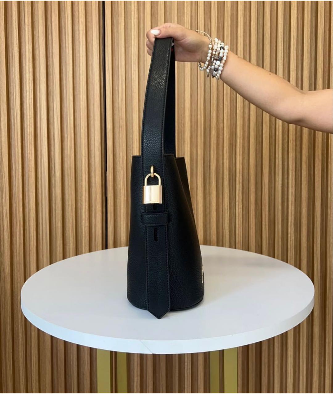 MARC JACOBS Черная кожаная сумка через плечо, фото 2