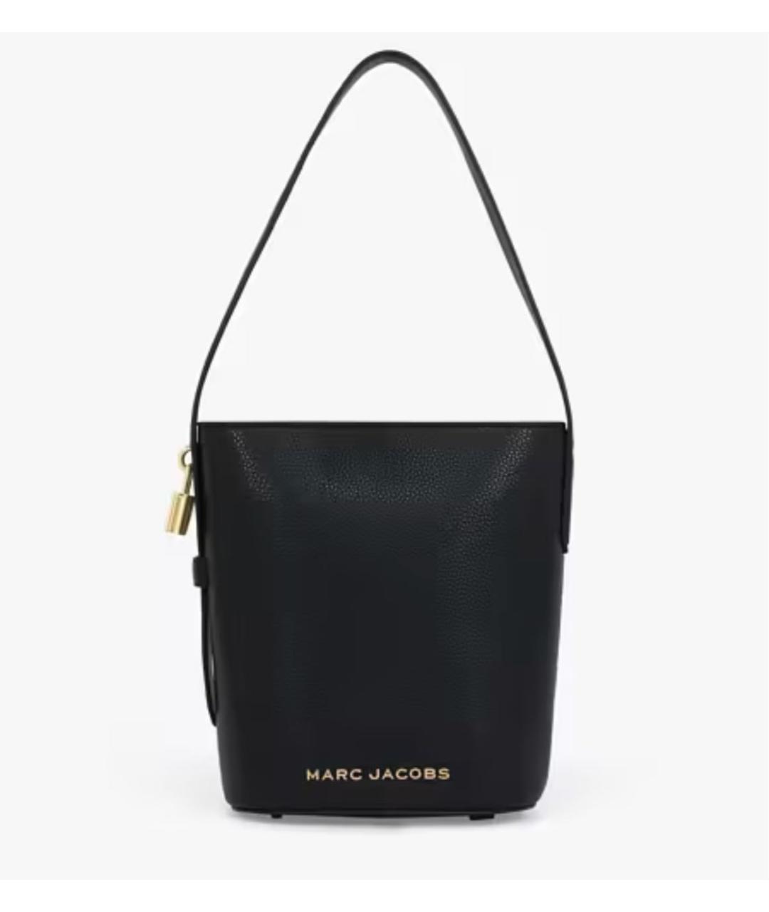 MARC JACOBS Черная кожаная сумка через плечо, фото 6