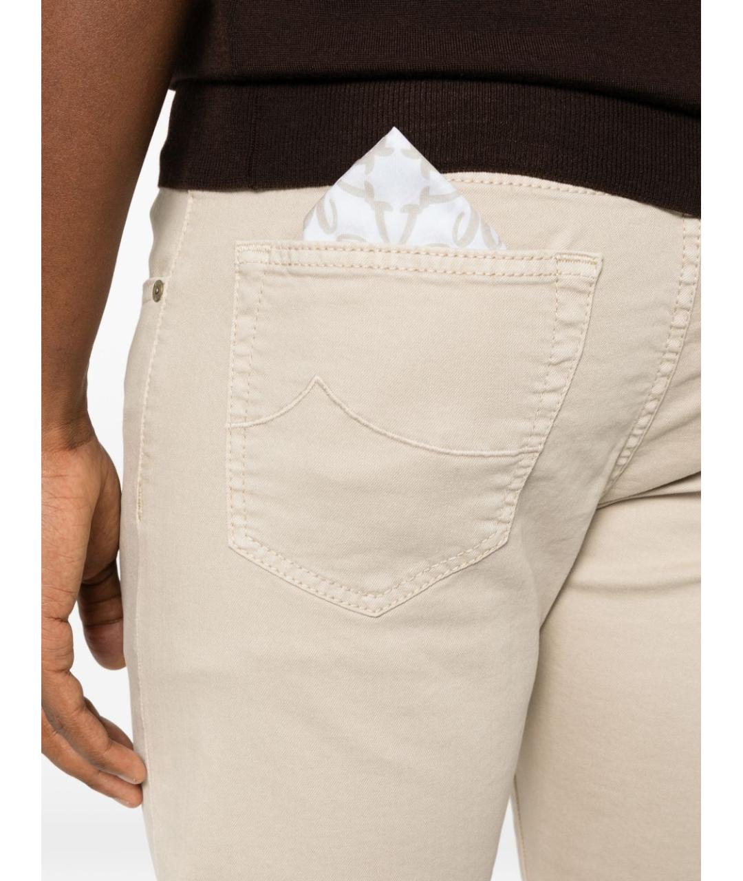 JACOB COHEN Хлопковые прямые джинсы, фото 3