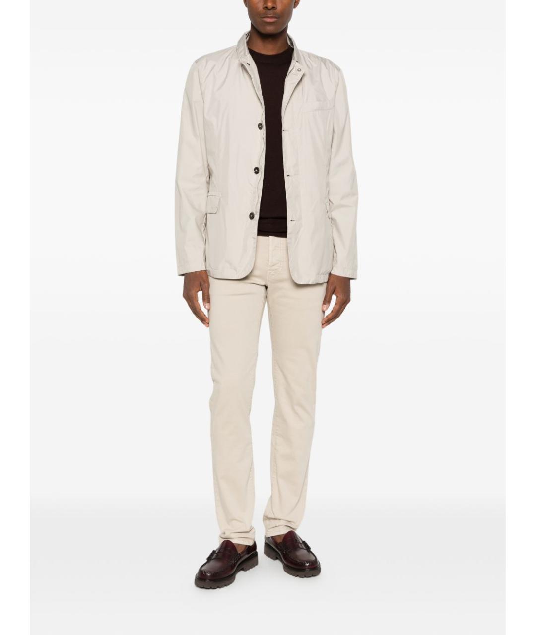 JACOB COHEN Хлопковые прямые джинсы, фото 2