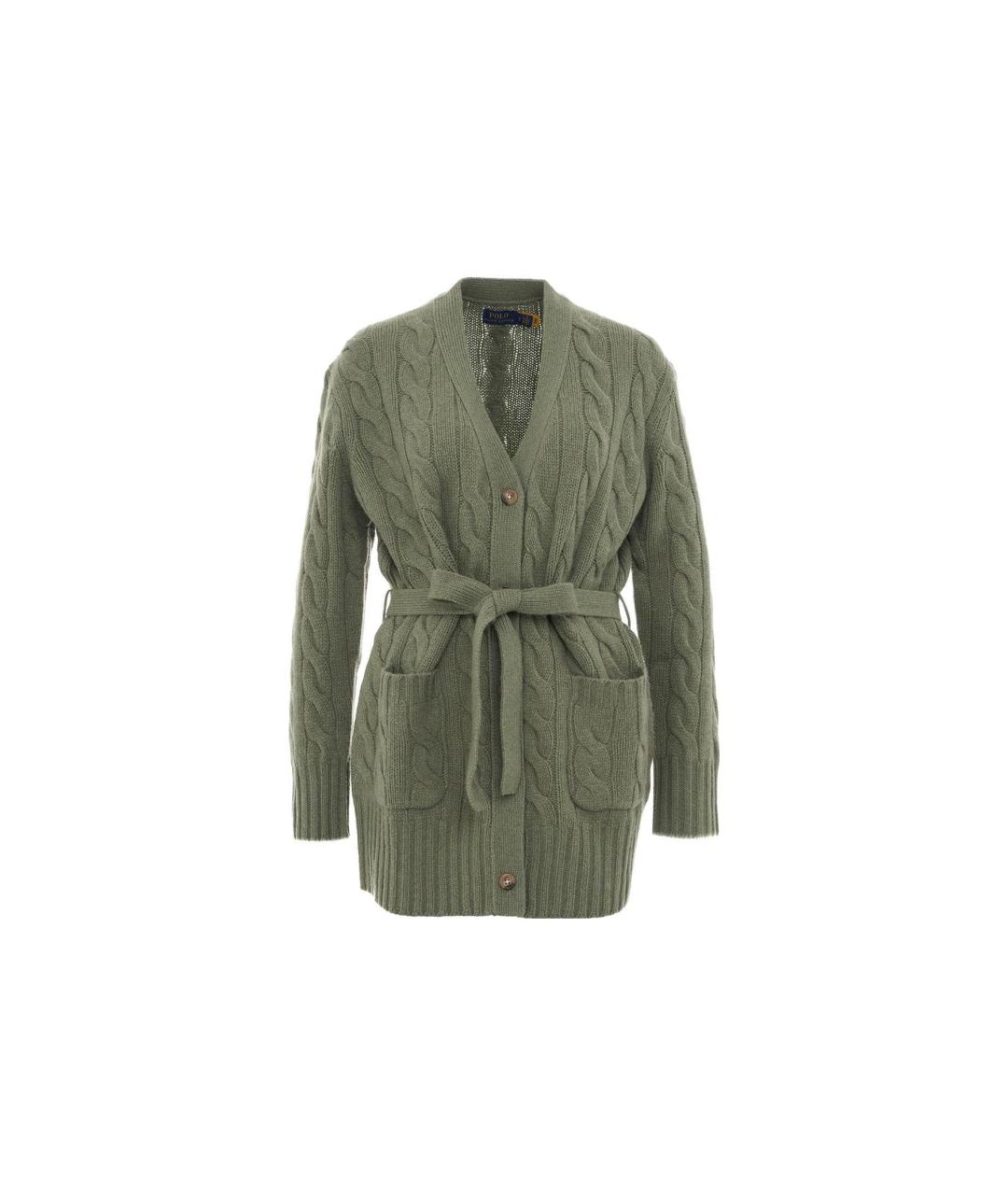 POLO RALPH LAUREN Зеленый кардиган, фото 3