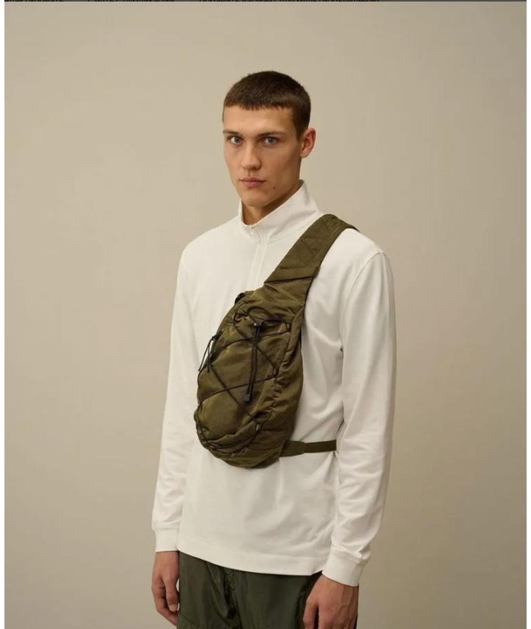 CP COMPANY Зеленая сумка на плечо, фото 2