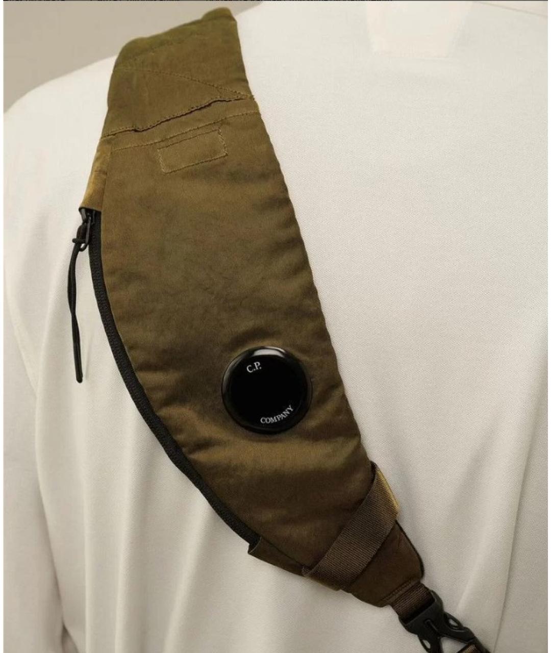 CP COMPANY Зеленая сумка на плечо, фото 3