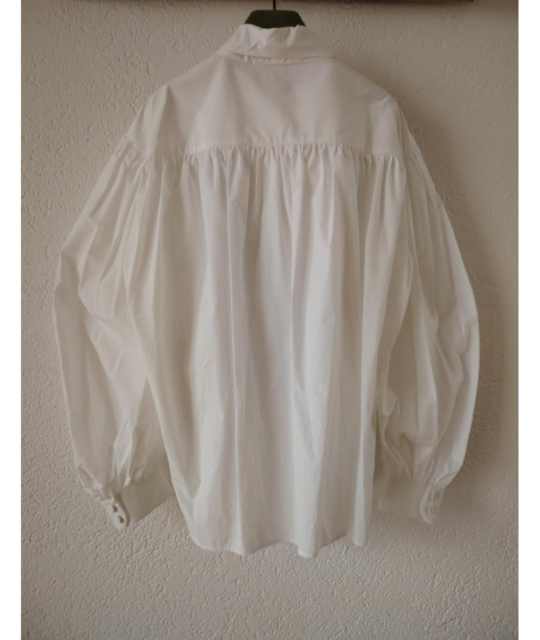 GUCCI Белая хлопковая блузы, фото 2