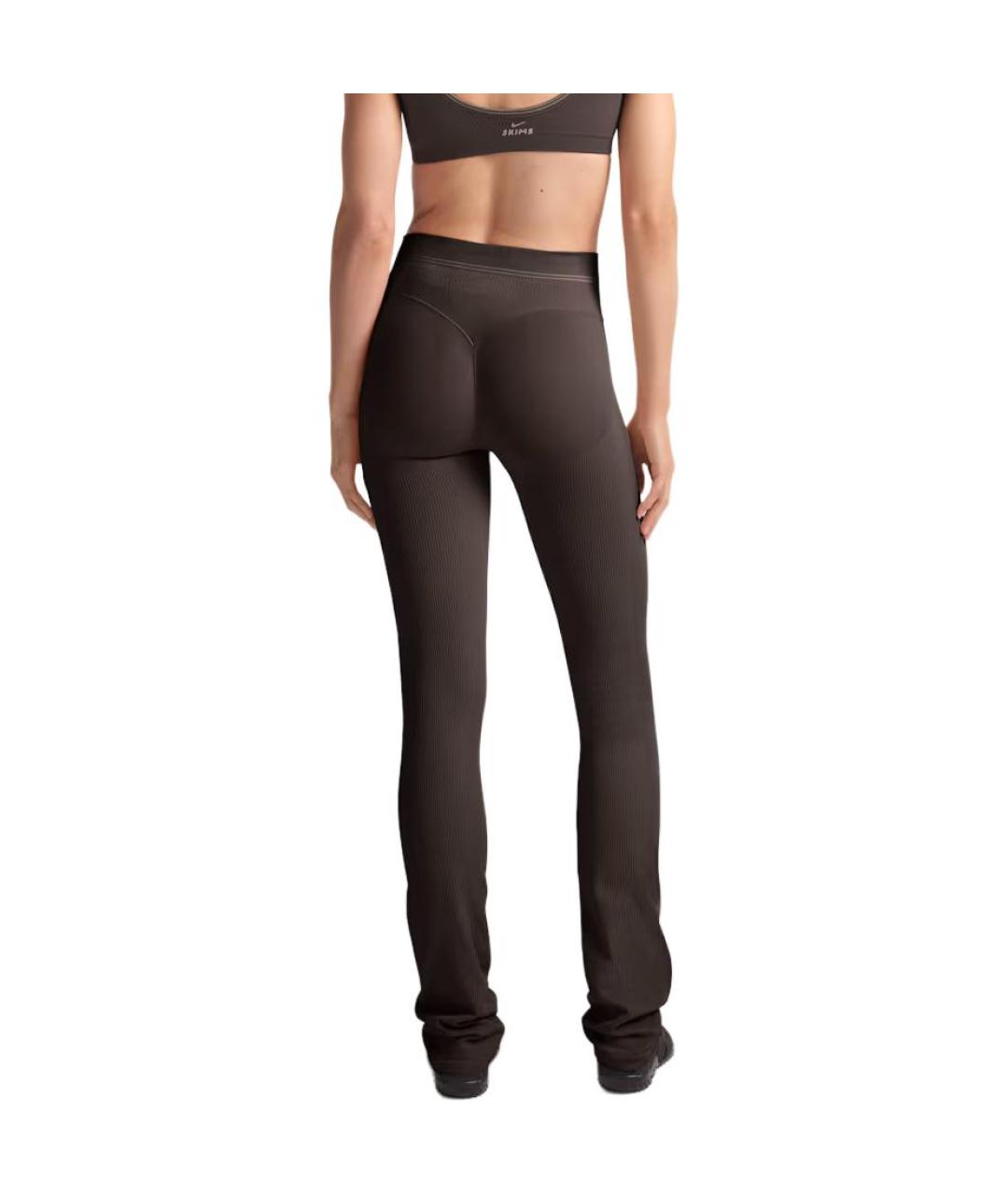 NIKE Коричневые прямые брюки, фото 2