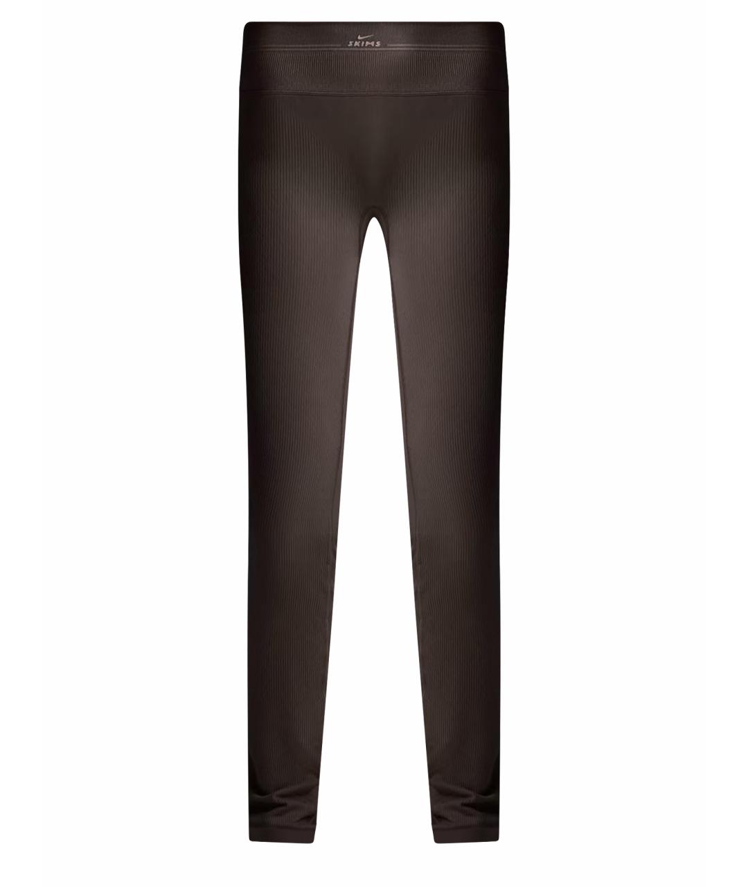 NIKE Коричневые прямые брюки, фото 1