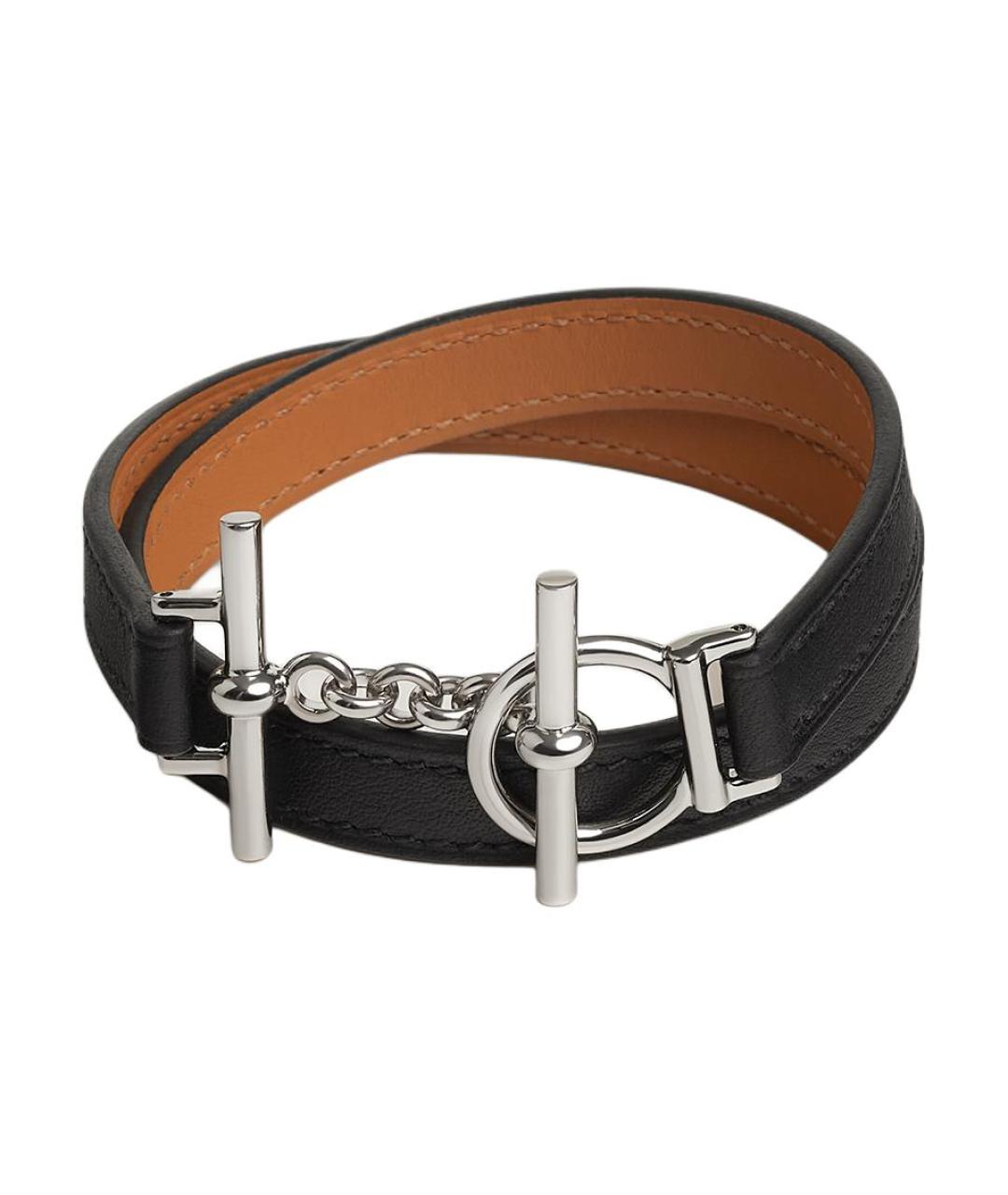 HERMES Черный браслет, фото 1