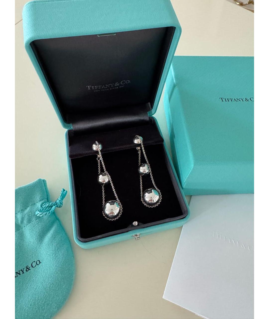 TIFFANY&CO Серебряные серебряные серьги, фото 2