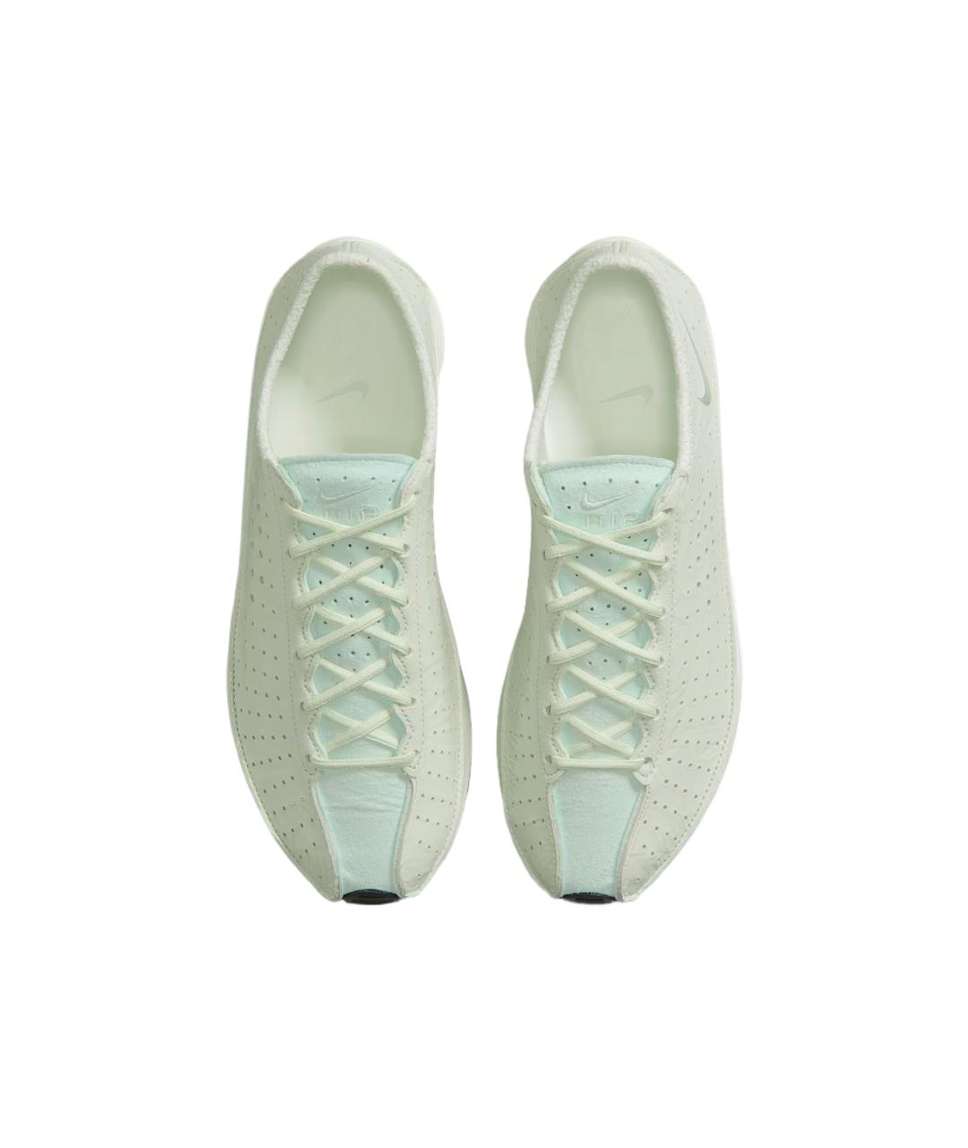 NIKE Салатовые кожаные кроссовки, фото 5