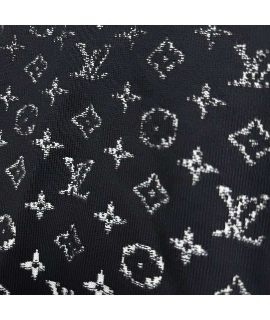 LOUIS VUITTON Черный хлопковый джемпер / свитер, фото 4