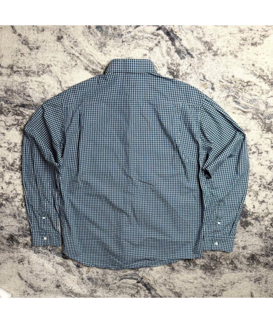 BALENCIAGA Голубая хлопковая классическая рубашка, фото 2