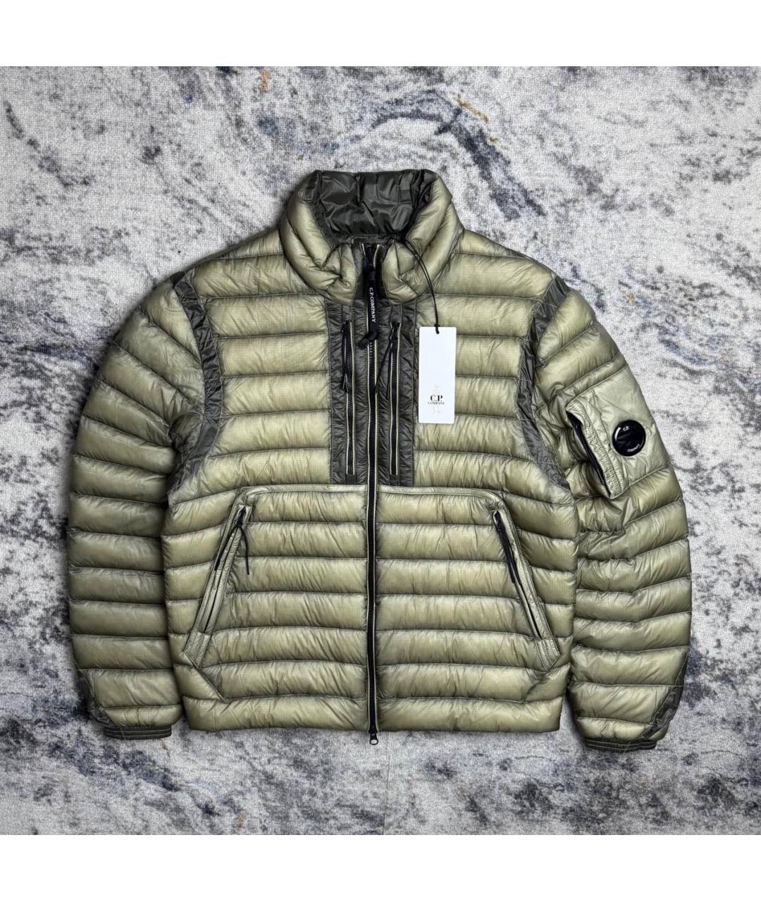 CP COMPANY Зеленый полиамидовый пуховик, фото 6