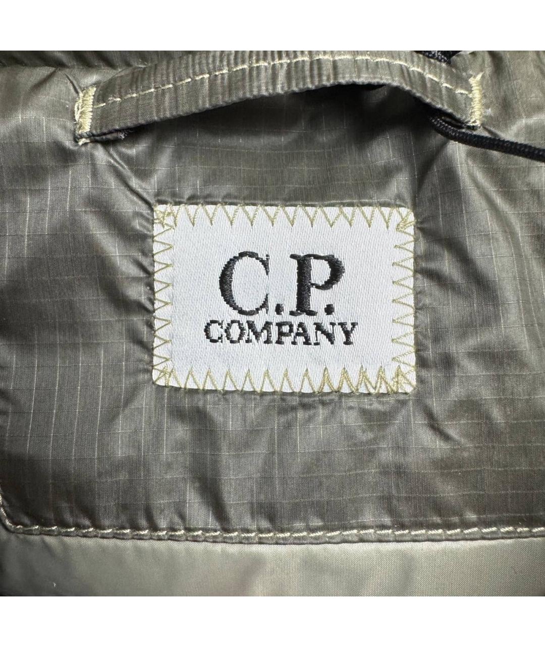 CP COMPANY Зеленый полиамидовый пуховик, фото 5