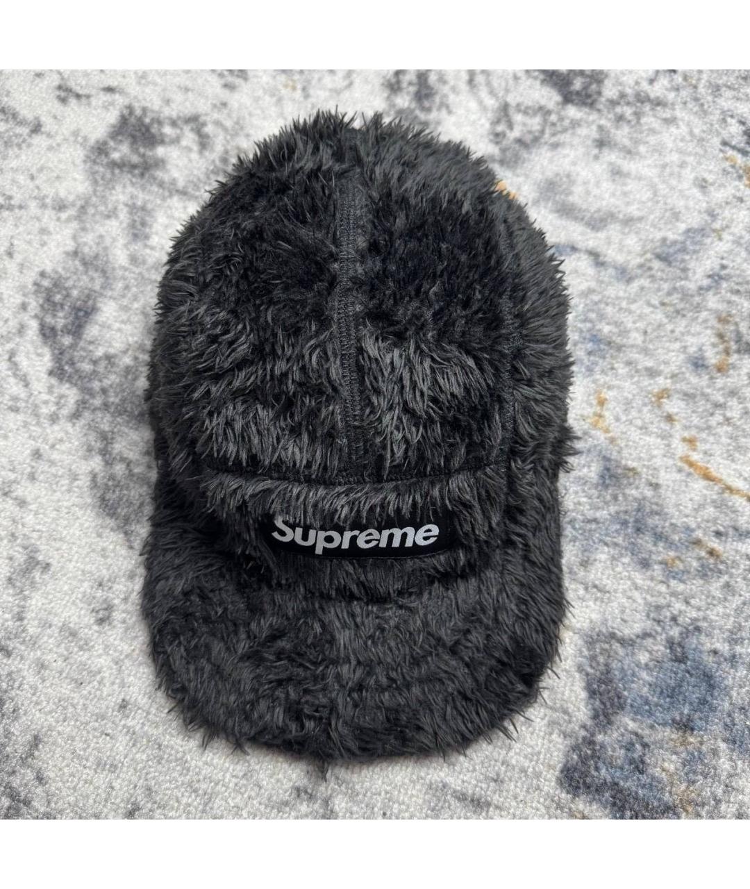 SUPREME Черная хлопковая кепка/бейсболка, фото 2