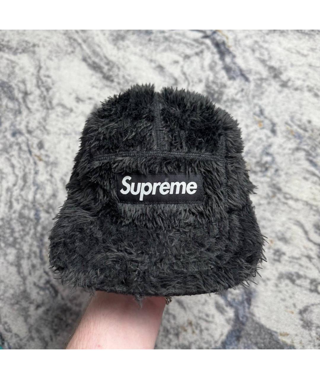 SUPREME Черная хлопковая кепка/бейсболка, фото 6