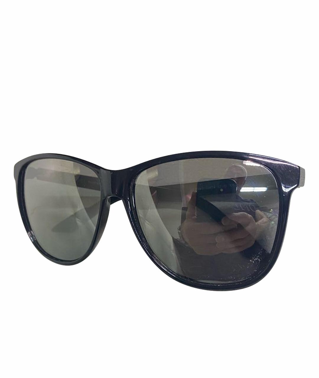 GUCCI Черные пластиковые солнцезащитные очки, фото 1