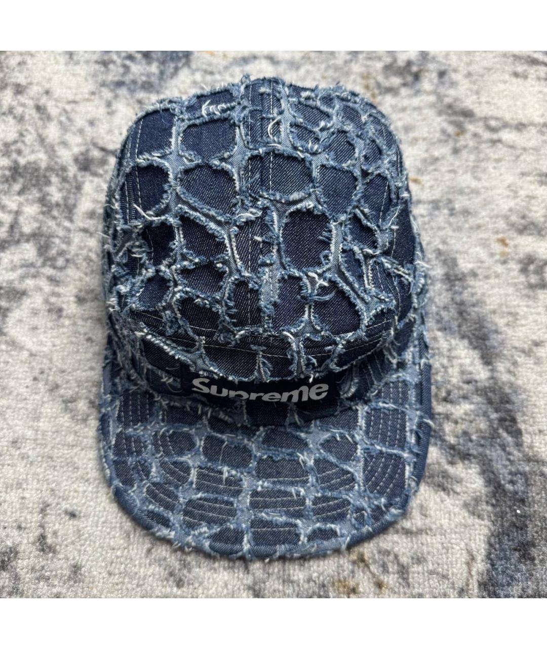 SUPREME Синяя хлопковая кепка/бейсболка, фото 2