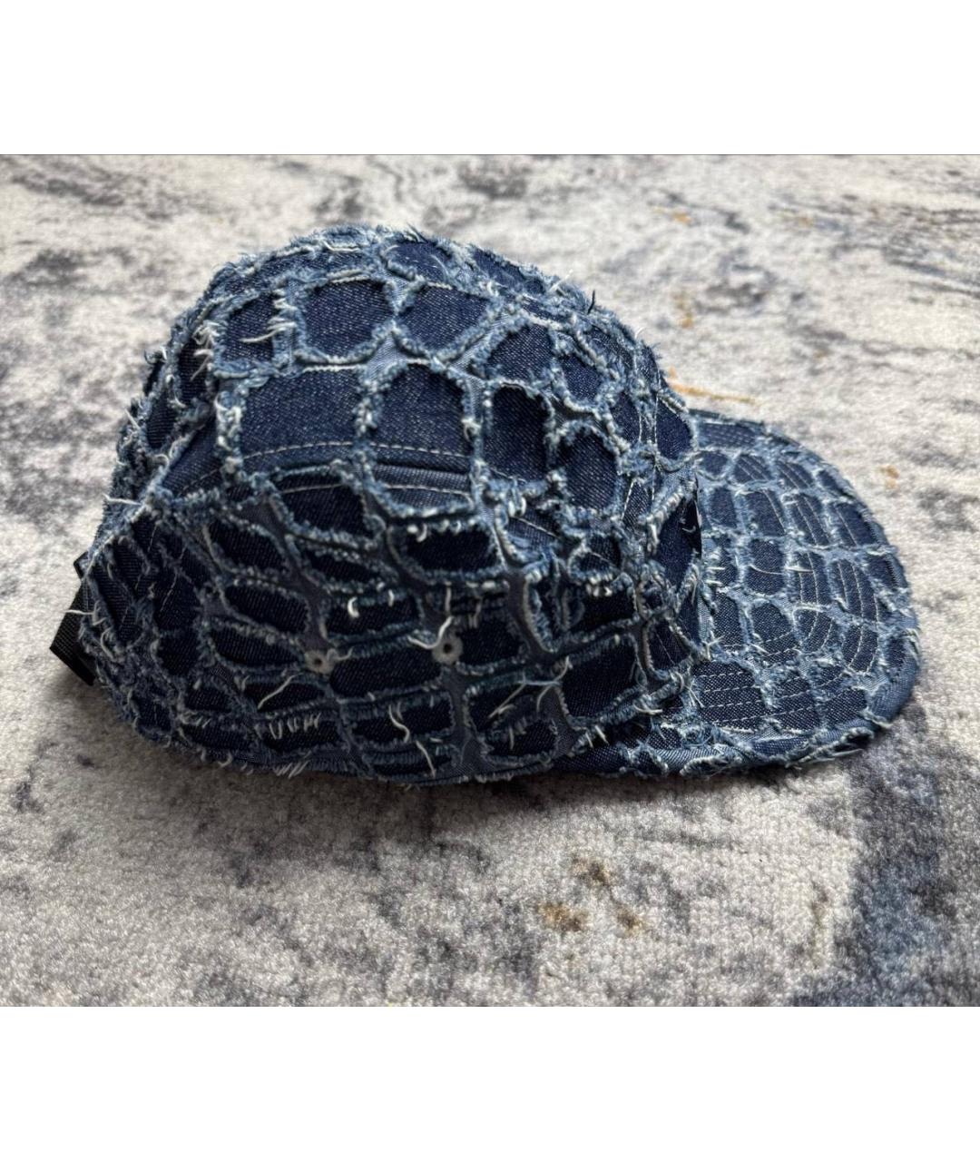 SUPREME Синяя хлопковая кепка/бейсболка, фото 3