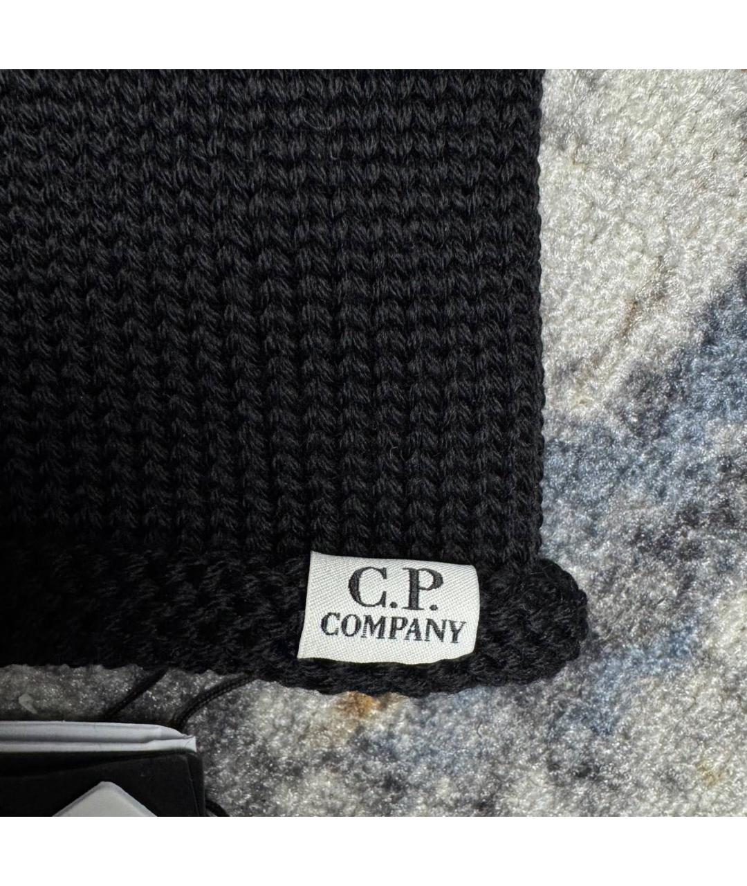 CP COMPANY Черная шерстяная шапка, фото 3