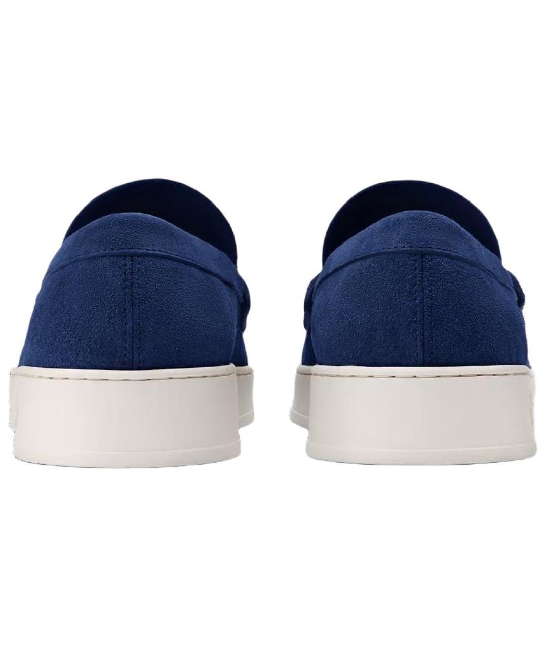 LOUIS VUITTON Темно-синие лоферы, фото 5