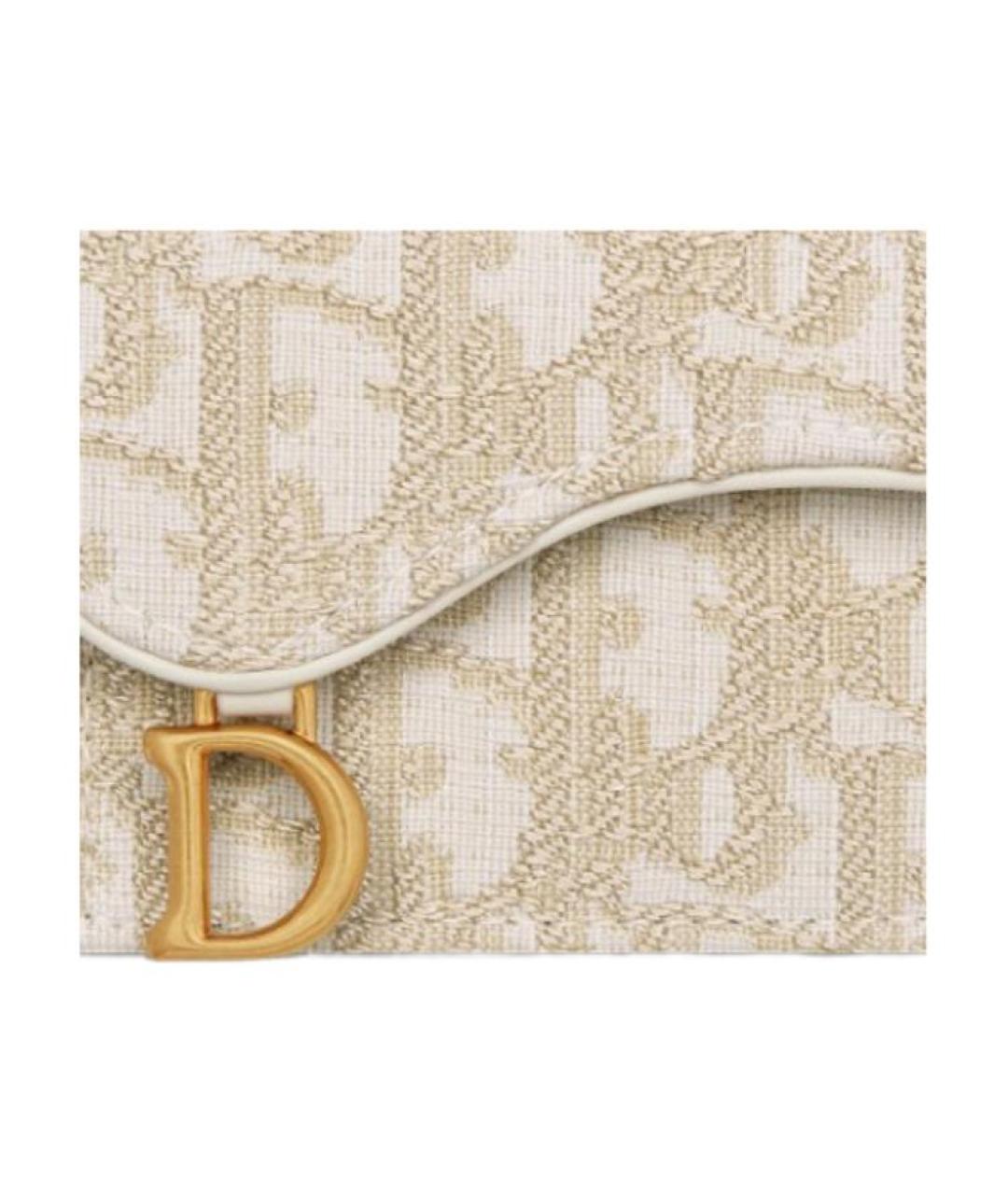 CHRISTIAN DIOR Бежевый кардхолдер, фото 5