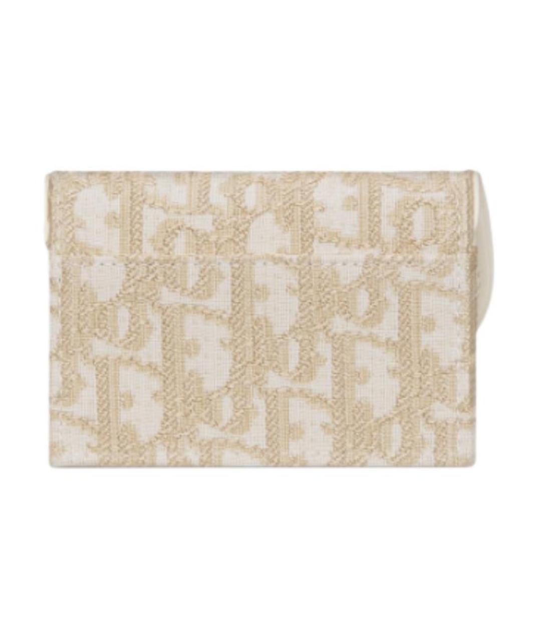 CHRISTIAN DIOR Бежевый кардхолдер, фото 3