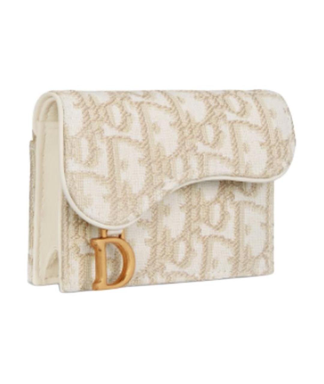 CHRISTIAN DIOR Бежевый кардхолдер, фото 2