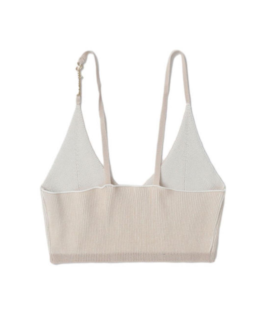 JACQUEMUS Коричневая майка, фото 2