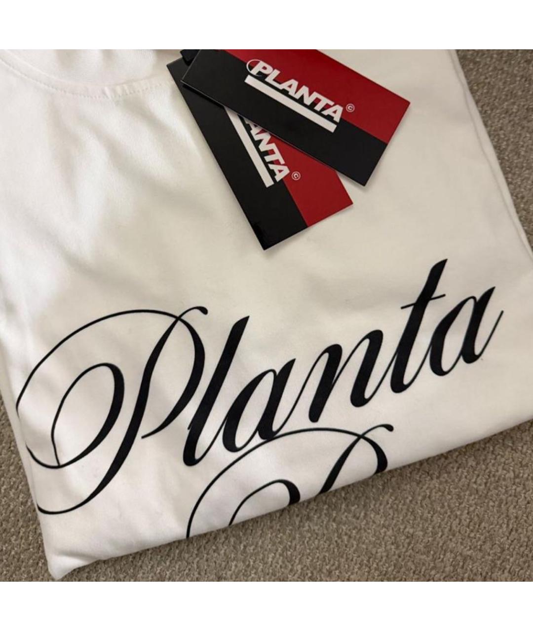 PLANTA ROSA Белая хлопковая футболка, фото 3