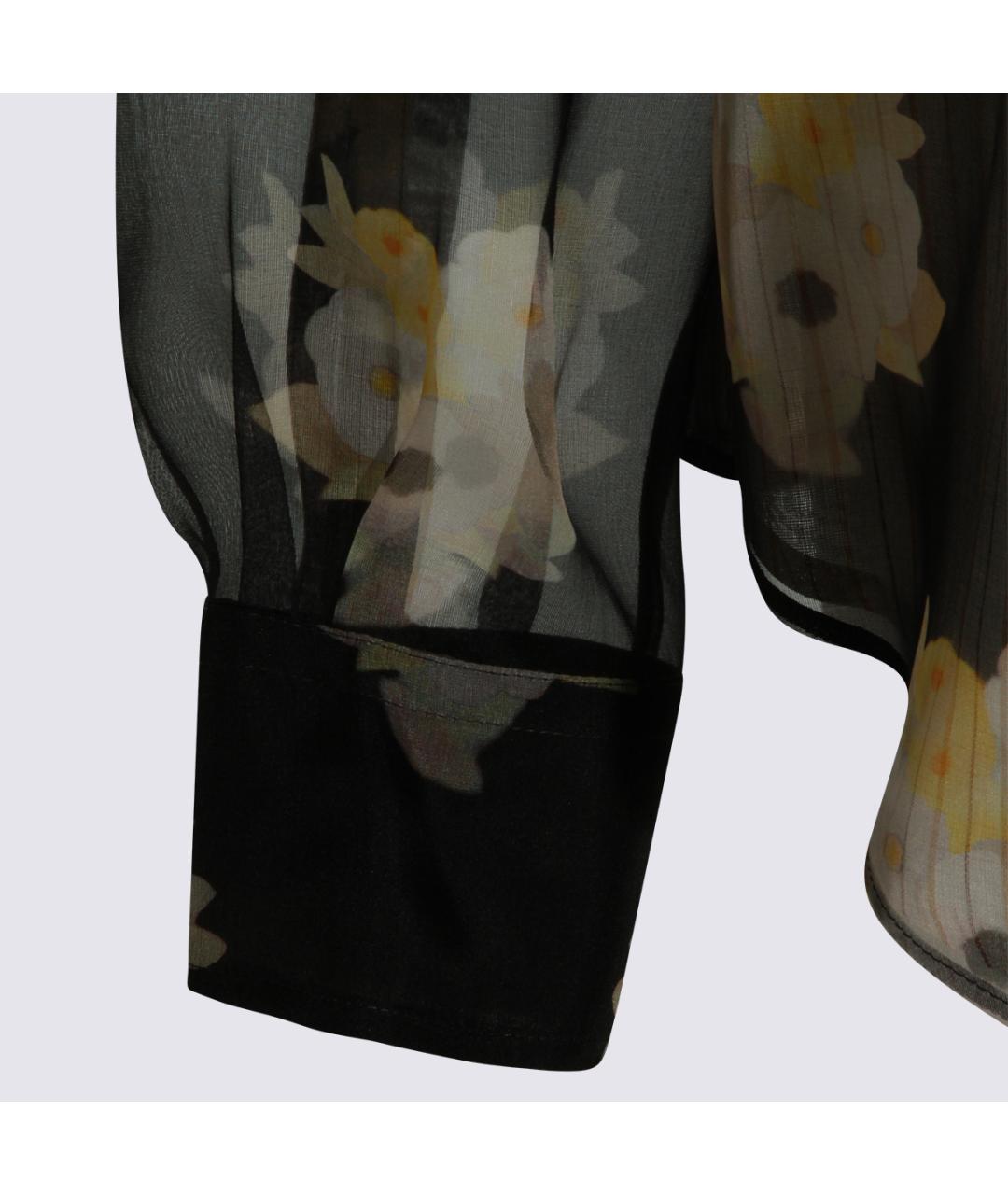 FENDI Мульти шелковая кэжуал рубашка, фото 4