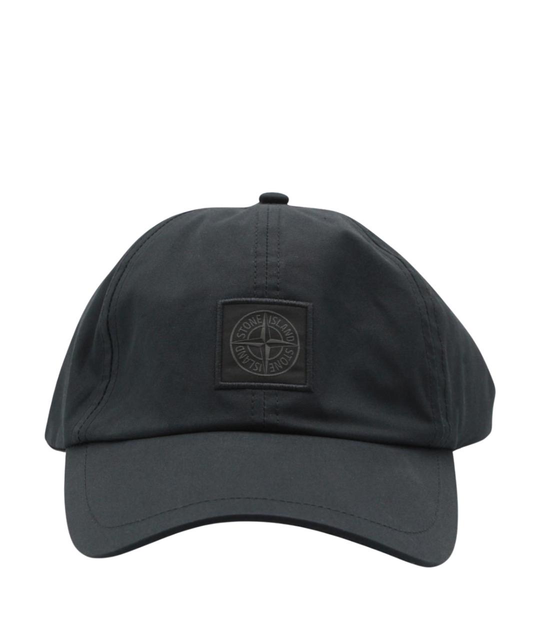 STONE ISLAND Черная хлопковая кепка/бейсболка, фото 1