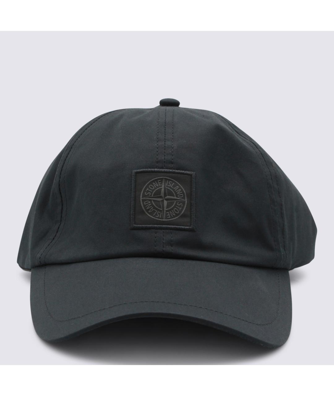 STONE ISLAND Черная хлопковая кепка/бейсболка, фото 4