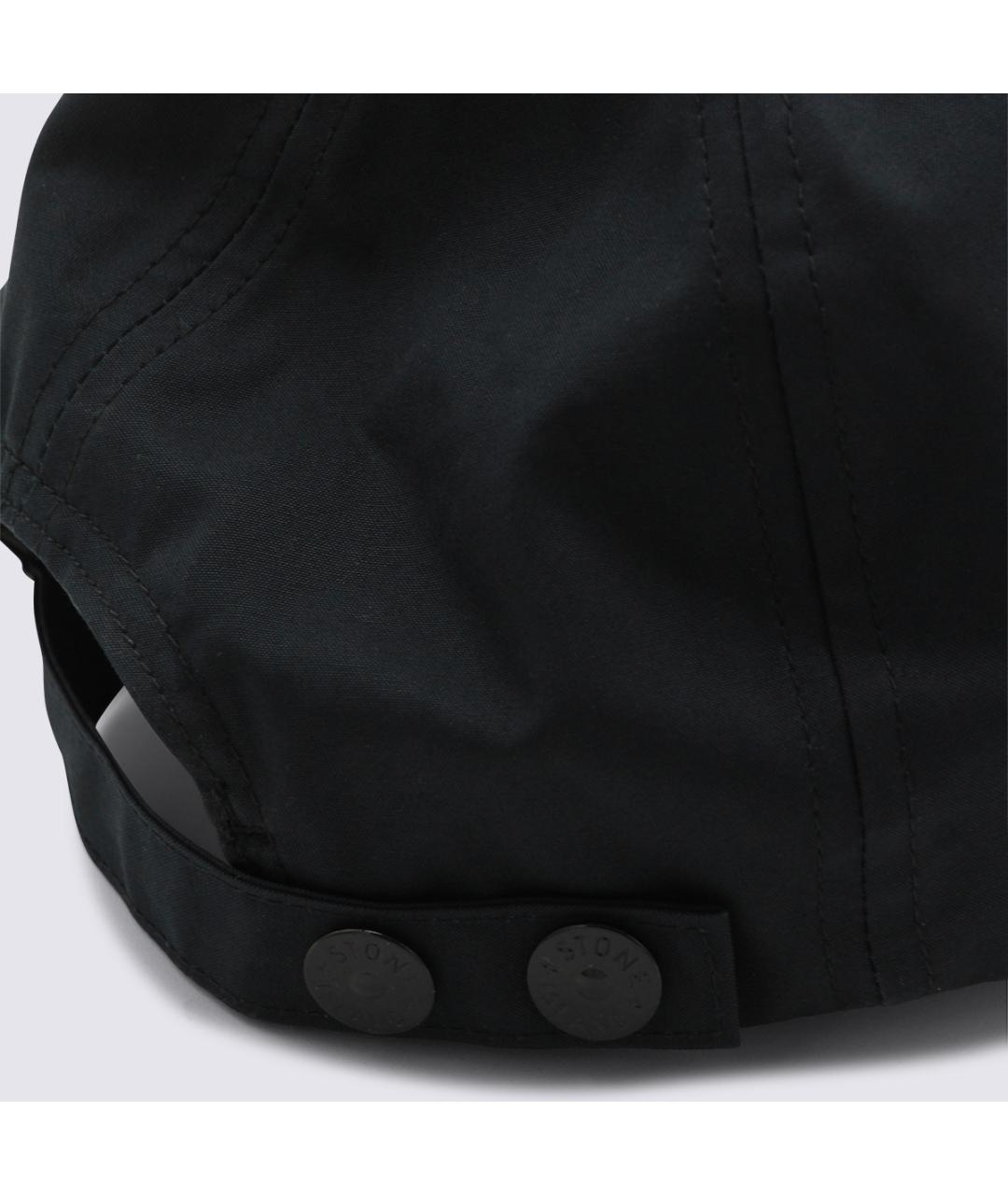 STONE ISLAND Черная хлопковая кепка/бейсболка, фото 2