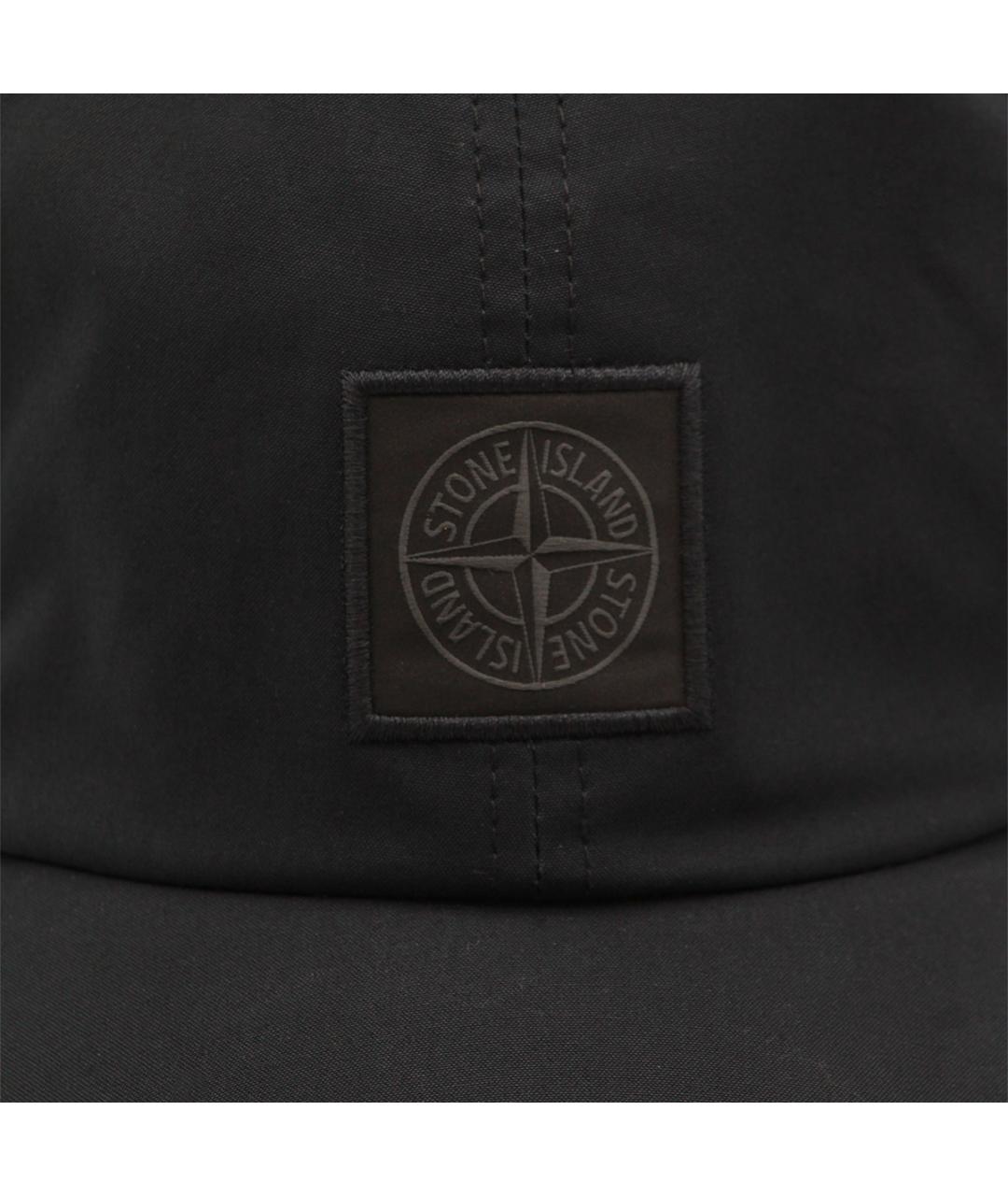 STONE ISLAND Черная хлопковая кепка/бейсболка, фото 3